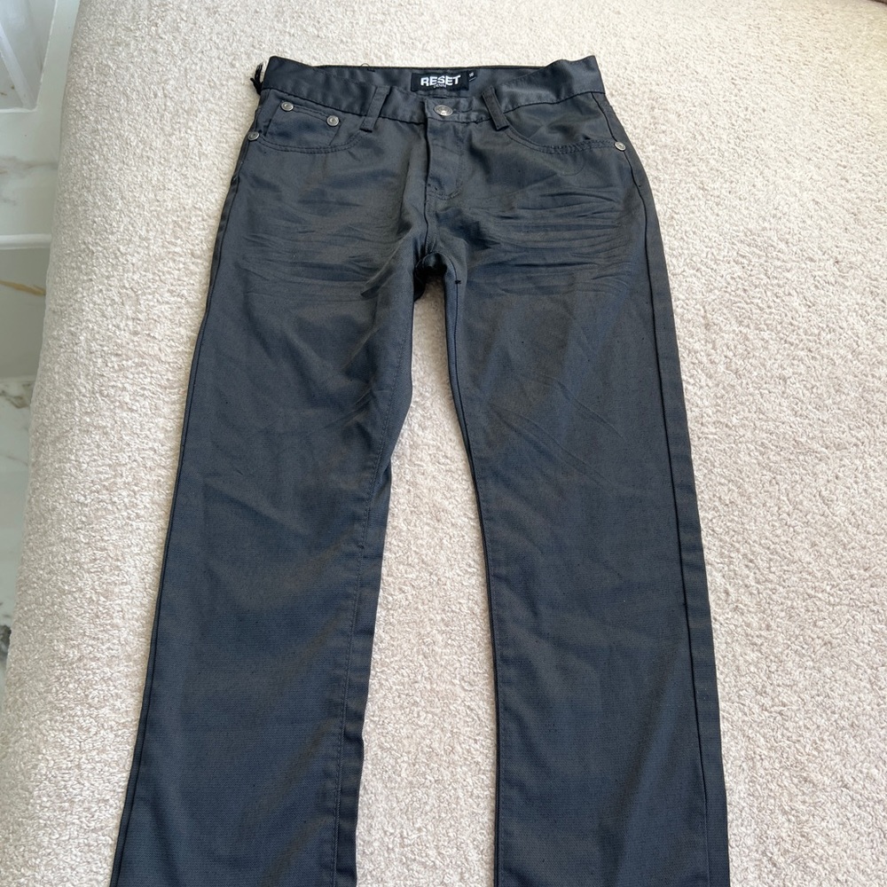 Brand New Elegant Black Straight-Leg Jeans